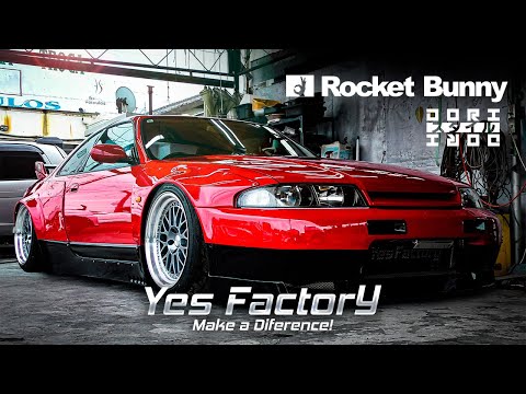 ep.03 YES FACTORY JAPAN SKYLINE R33 ROCKET BUNNY PANDEM BUILD