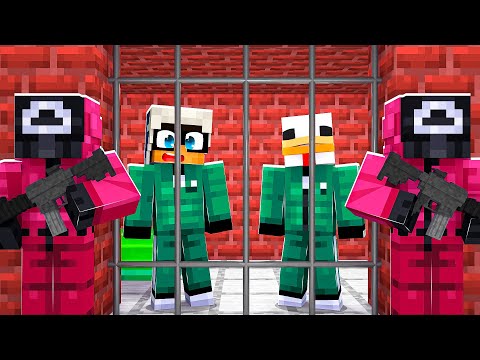 SCAPPIAMO DALLA PRIGIONE DI SQUID GAME SU MINECRAFT