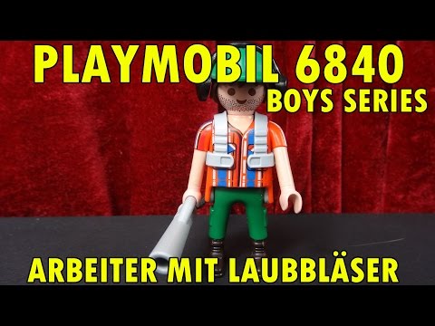 "PLAYMOBIL 6840 - Figures Boys Serie 10 ARBEITER MIT LAUGBEBLÄSE" -Vorstellung