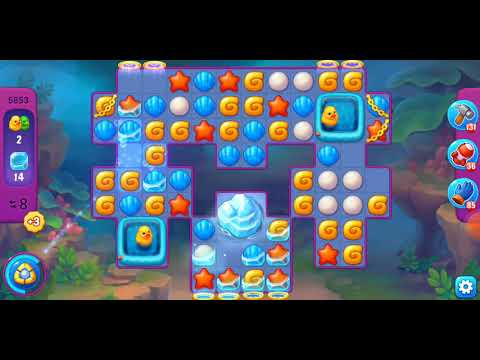 Fishdom. 5853 super hard level no boosters and diamonds