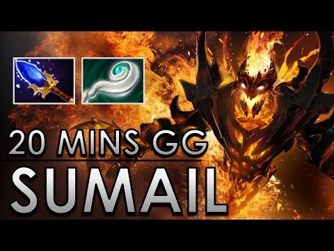 Sumail's Shadow Fiend 20 Mins GG | Dota 2 Full Game 7.14