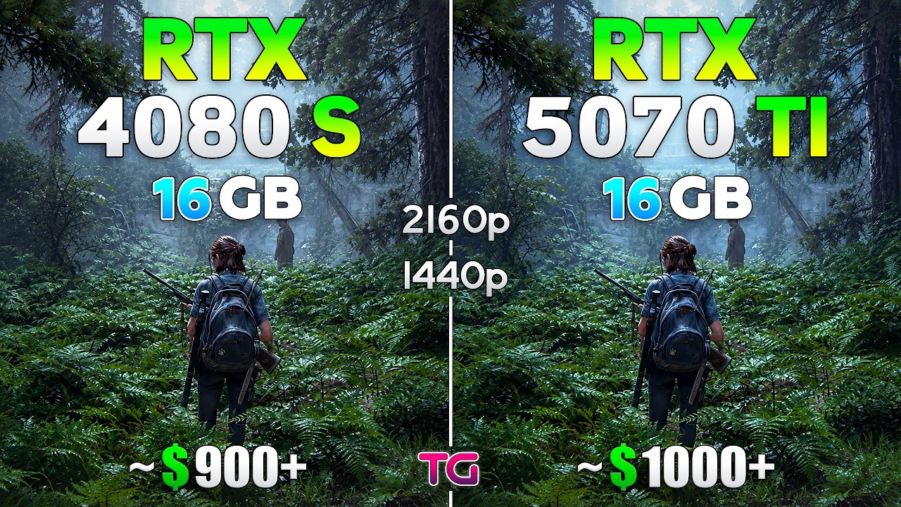 RTX 5070 Ti vs RTX 4080 SUPER - Test in 10 Games with New Drivers 2026 | 1440p & 4K