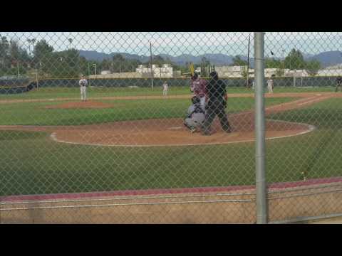 Jesse Parraz ground rule dbl vs Norte Dame