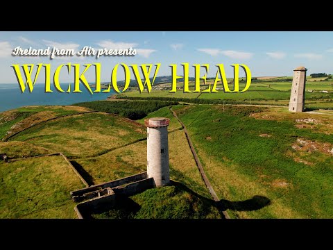 Wicklow Head Lighthouses | Co. Wicklow | Ireland - DJI Air 2S Drone Video 4K