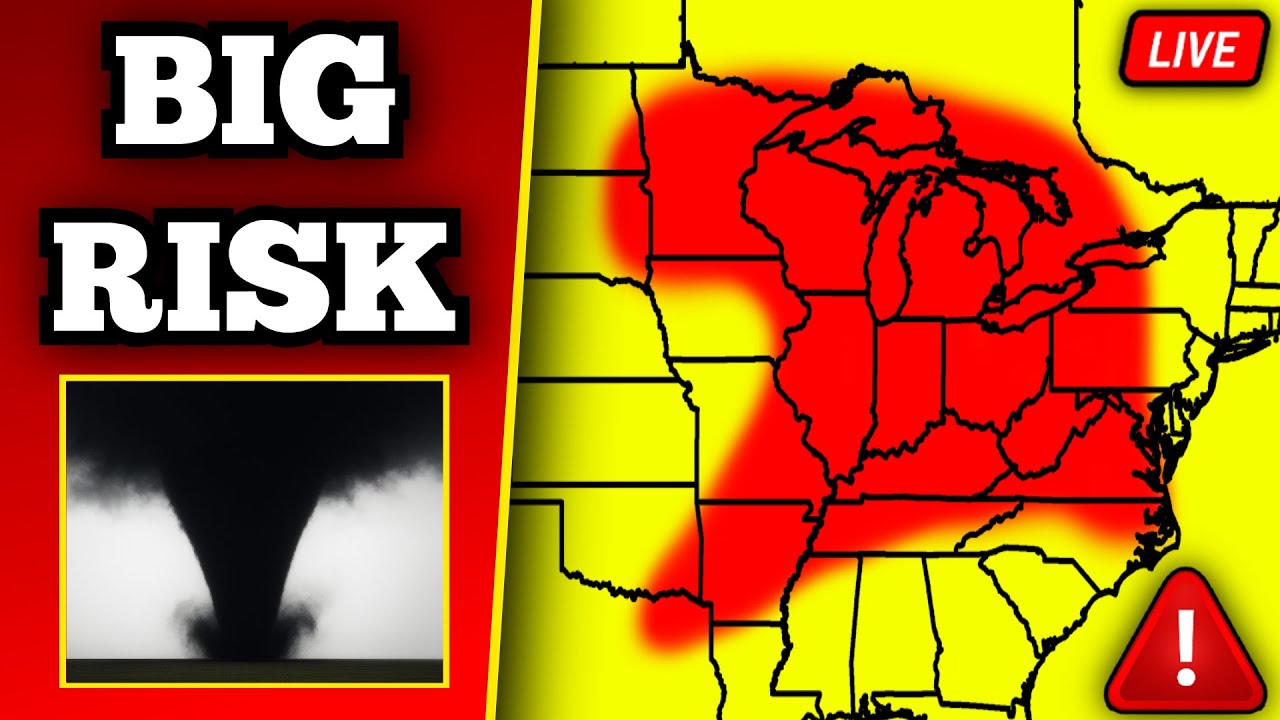 🔴 BREAKING Tornado Outbreak Coverage - Strong Tornadoes Possible - With Live Storm Chasers
