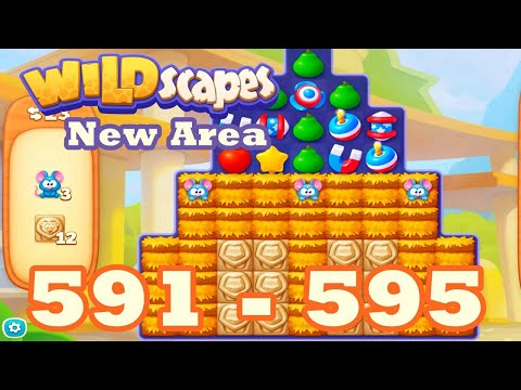Wildscapes: New Acres Level 591 - 595 HD | 3 match | android | 592 | 593 | 594 | IOS【GameGo Game】