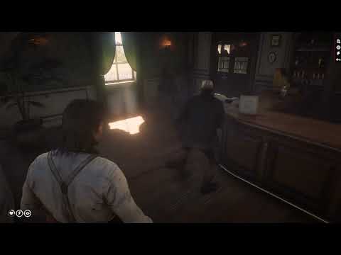 RDR2 - Sheriff Thomas saves John from raiders