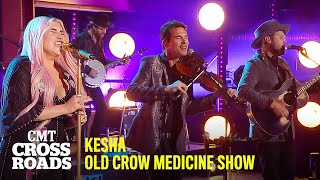 Kesha &amp; Old Crow Medicine Show Perform &quot;Your Love Is My Drug&quot; | CMT Crossroads