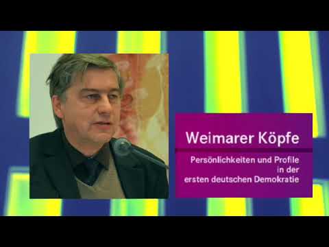 Prof. Dr. Wolfram Pyta: Kurt von Schleicher, Gregor Strasser und Kronprinz Wilhelm gegen Hitler