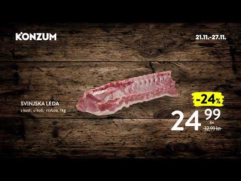 Konzum meso za sušenje 21.11 - 27.11.
