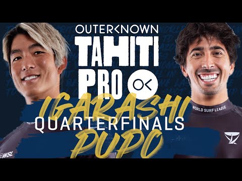 Kanoa Igarashi vs Miguel Pupo | Outerknown Tahiti Pro - Quarterfinals