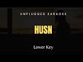 HUSN - ANUV JAIN | Karaoke - Lower Key | Female version
