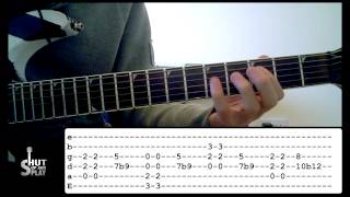 Runnin across the tracks - Guitar lesson + Solo -  Billy Talent