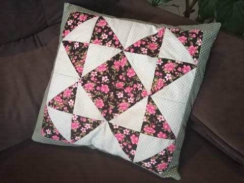 CAPA DE ALMOFADA - SEM ZÍPER - MUITO FÁCIL