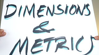 DIMENSIONS & METRICS + audience overview! - Google Analytics Basics Tutorial #2