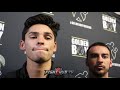 RYAN GARCIA "I WANT TO FIGHT ROMERO DUNO! TAKE HIM TO SCHOOL"