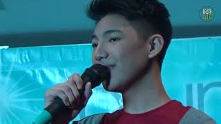 Darren Espanto singing My Grown Up Christmas List in Robinsons Forum Dec 17 2017