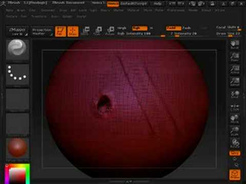 ZBrush Reproject Higher Subdivision Level