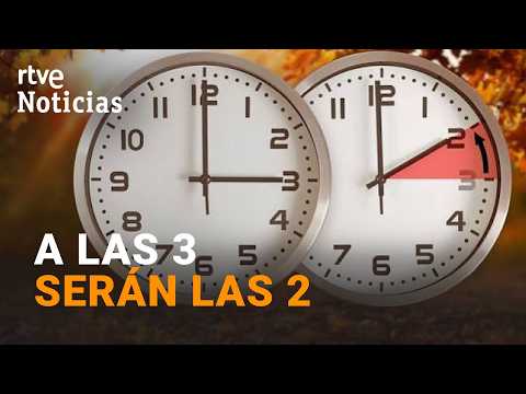 Llega el horario de invierno, los relojes se retrasan una hora | RTVE Noticias