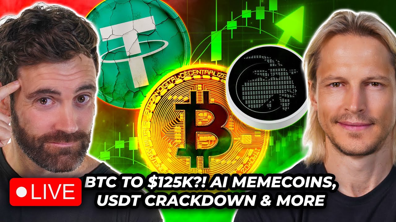 Crypto News: BTC to $125k?! Hot AI Memecoins, USDT Crackdown & More