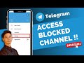 How To Access Blocked Telegram Channel