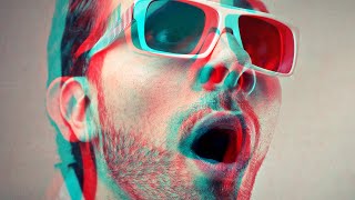 Easy Photoshop 3D Effect in 30 Seconds | 3D Glasses Effect