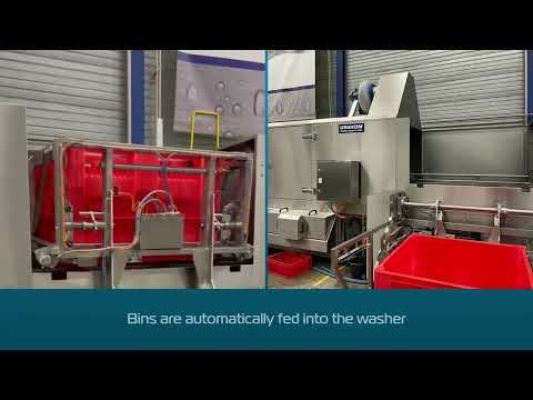 Factory Acceptance Test (FAT) on a high-speed Dolav and Euro Bin washer