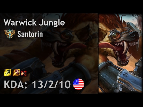 Warwick Jungle vs Kha'Zix - Santorin - NA Challenger Patch 7.3