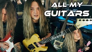 Video thumbnail for ALL MY GUITARS (Charvel, KEE MARCELLO Larrivée and more) by Tommy Johansson