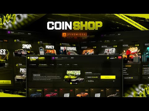 FiveM Coin Shop | Cases & VIP • Vehicles • Items • Customization & Plates | [ESX] – ms_coinshop