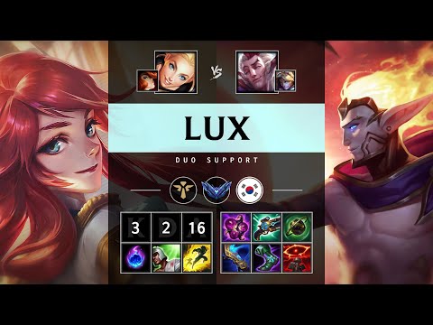 Lux Support vs Rakan - KR Diamond Patch 25.S1.1