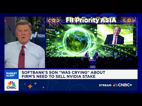 SoftBank founder Masayoshi Son 'was crying' about firm's need to sell Nvidia stake