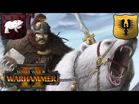 Boris Bear Lover. Kislev Vs Border Princes. Total War Warhammer 2, Mod Multiplayer