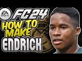 FC 24 | How to make ENDRICK + Stats & Animation -  Real Madrid Top Signing!