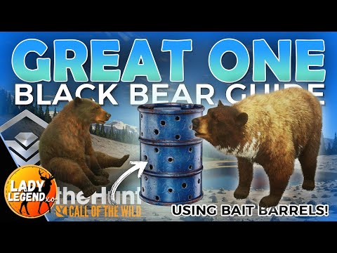 Spawn BLACK BEAR Great Ones FAST Using BAIT BARRELS!!! (Full Guide)