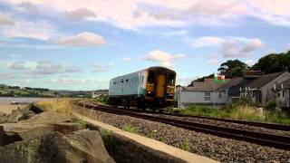preview picture of video 'No. 52303 Arriva Sunday Single Car unit to Kidwelly (HD)'
