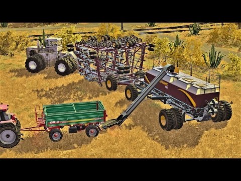 Farming Simulator 2017 | LARGE SCALE SEEDING | American Outback | Episode 3