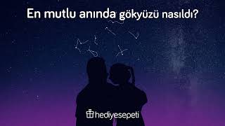 Kişiye Özel Gökyüzü Haritası Dekoratif Led Lamba