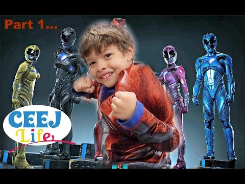 POWER RANGERS Journey Part 1...Kids Toy Shopping For Halloween Costumes and Kids Toys