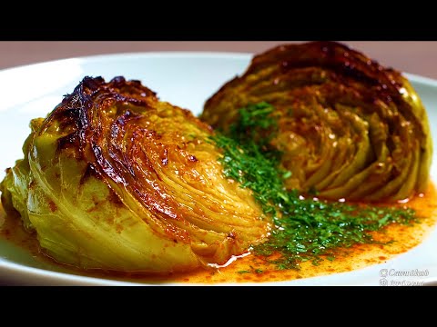 This roasted Cabbage Melts Like Butter! A Simple Recipe I Make Every Week! Easy Dinner Recipes