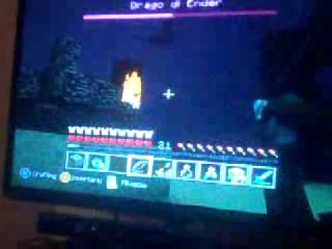 Combattimento contro lender dragon Minecraft #2