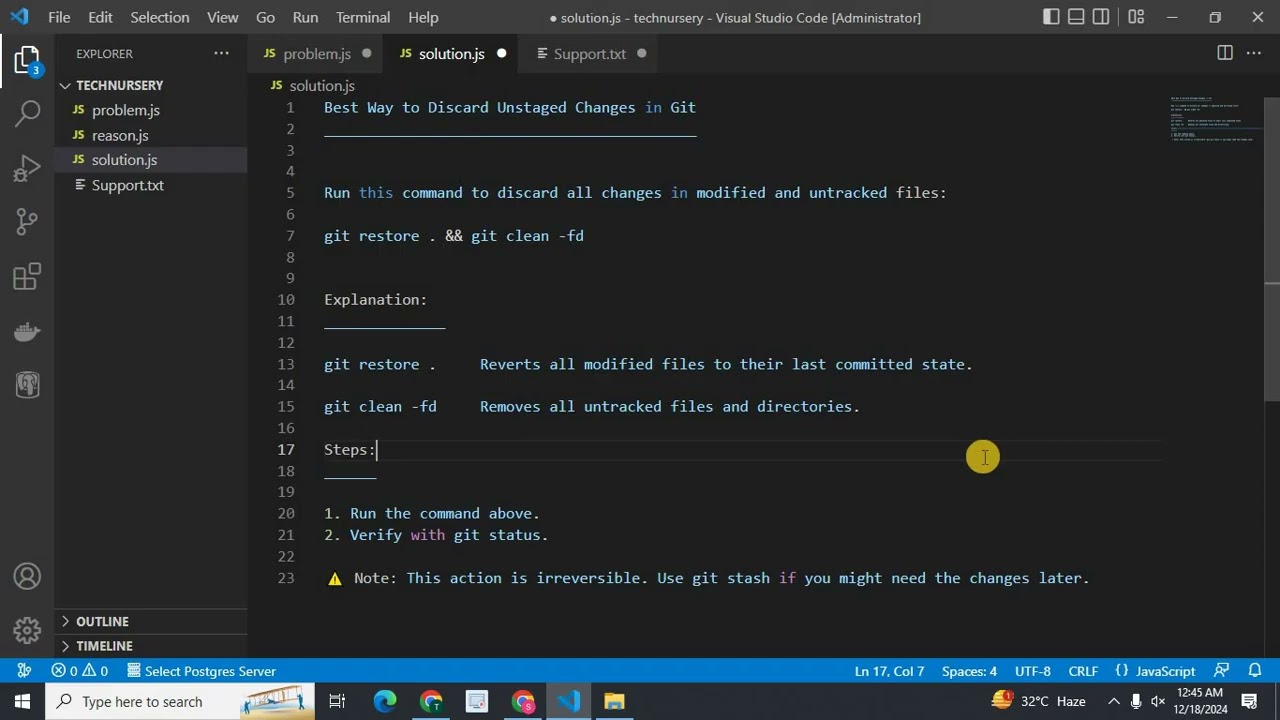 How to Discard Unstaged Changes in Git: Quick and Easy Guide