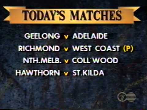 AFL Live 1991 Round 11 Essendon v Melbourne TV Opener