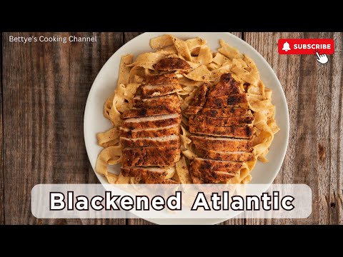 Keto Blackened Atlantic Salmon recipe | Low Carb | Bettye Burnett