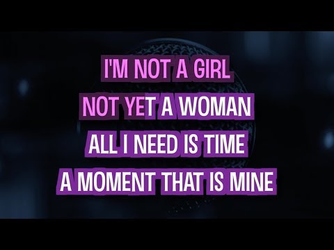 I'm Not A Girl Not Yet A Woman (Karaoke Version) - Britney Spears | TracksPlanet