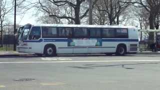 preview picture of video 'MTA NYCT Bus: 1998 Nova-RTS B49 Bus #9420 at Kingsborough CC-Oriental Blvd'