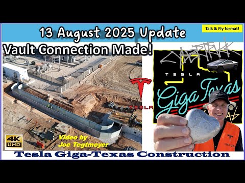 Sunrise Production! Switchyard equipment & Crash Testing! 13 August 2025 Giga Texas Update (06:55AM)