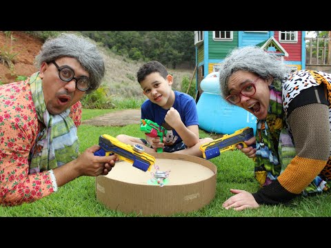 LUCAS E UMA HISTÓRIA ENGRAÇADA DA VOVÓ TEREZINHA E VOVÓ IMPOSTORA