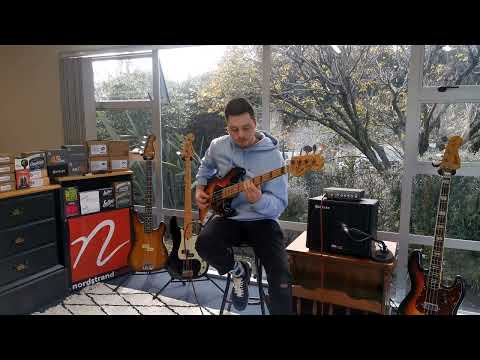 Fresher 1970's Jazz Bass with Mods - Nordstrand Jazz Blade Pickups & Tone Merchants Wiring