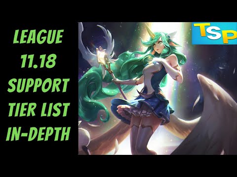 11.18 Support Tier List In-Depth -- League of Legends -- The Strategy Professor